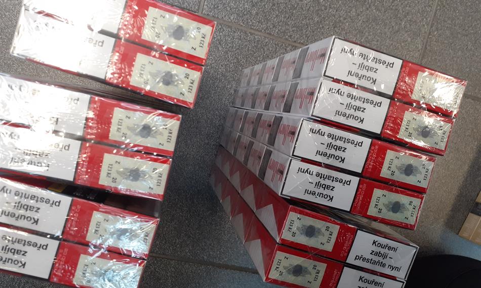 zajištěné cigarety